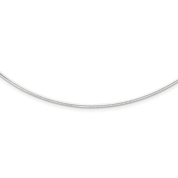 1.6mm Sterling Silver Adjustable Neckwire Chain, 16-18 Inch - Picture 1 of 5